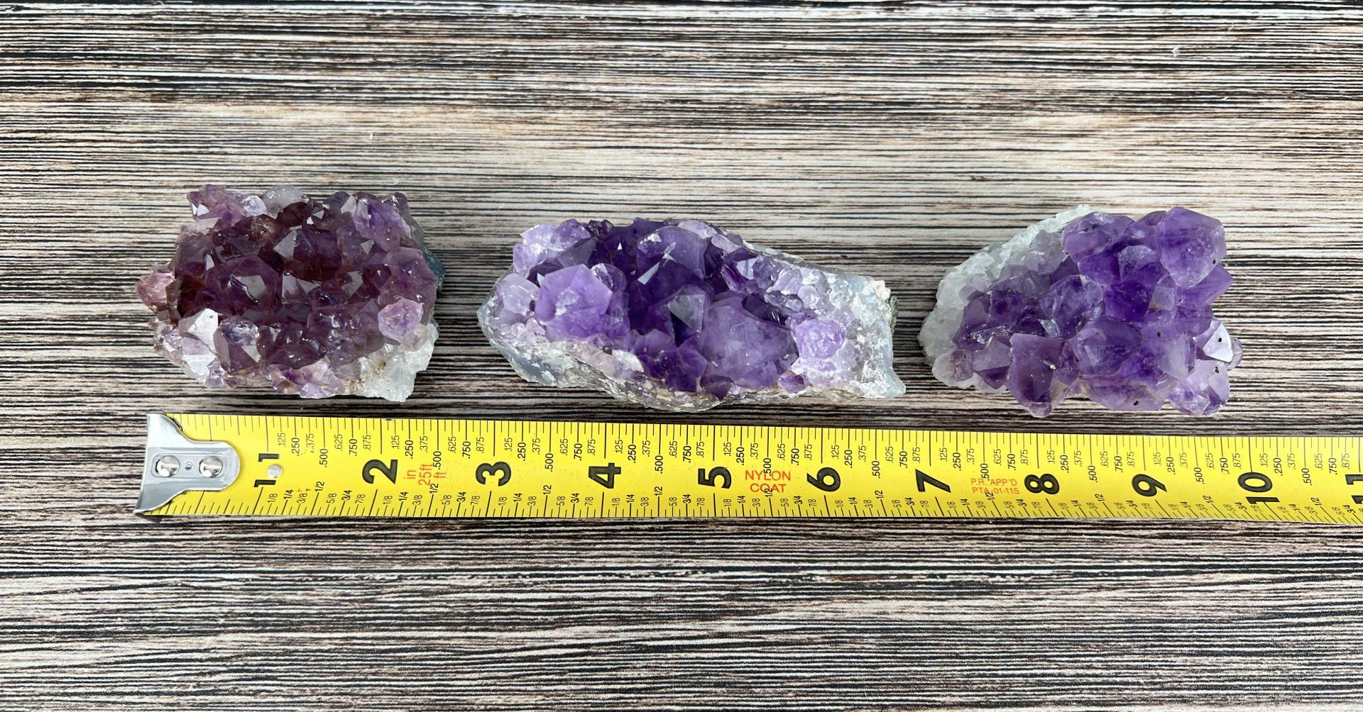 Collection of Brazilian Amethyst Mineral Specimens