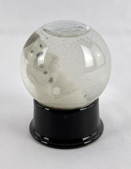 Atlas Crystal Works Snowman Snow Globe