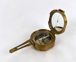 Stanley London Natural Sine Brass Nautical Compass