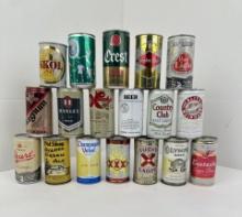 Collection of Vintage Beer Cans