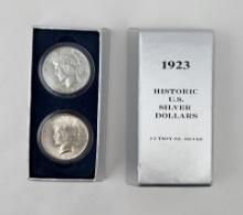 1923 Historic US Silver Dollars