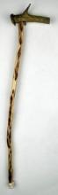 Diamond Willow Cane With Antler Handle
