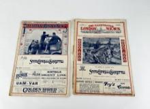 1914 Issues Of The Illustrated London News WWI