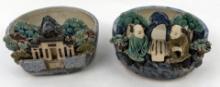 Chinese Glazed Earthenware Shiwan Ware Planters