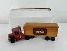 Wooden Coca Cola Semi Truck