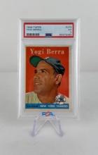 1958 Topps 370 Yogi Berra Baseball Card PSA 5