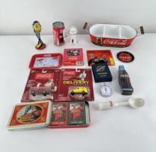 Group Of Coca Cola Collectibles