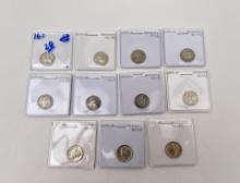 Collection of Mercury Silver Dimes Coins