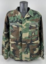 Gulf War Era Navy BDU Jacket With Spec Ops Patch