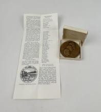 Montana Territorial Centennial Bronze Medal