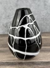 Mid Century Teardrop Form Art Glass Vase