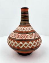 Vintage Mexican Painted Pottery Jug