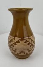 Faith Swan Sioux Indian South Dakota Pottery Vase