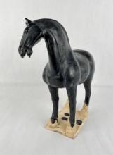 Chinese Tang Pottery Terra Cotta Horse Statue
