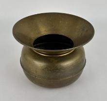 Antique Brass Montana Saloon Spittoon