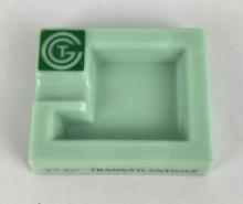 Cie Gle Transatlantique Jadeite Ivorex Ashtray