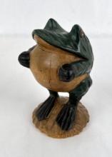 Carved Wood Frog