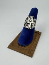 Hopi Indian Sterling Silver Thunderbird Ring