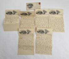 1906 Letters From The Sheridan Inn Wyoming