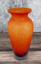 French Cased Art Glass Vase