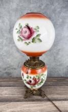 Antique Gone With The Wind Lamp