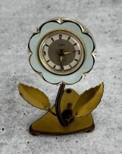 Sheffield Flower Wind Up Alarm Clock