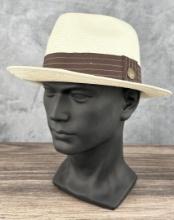 Goorin Bros Straw Panama Fedora Hat