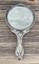 Art Nouveau Wallace Bros Hand Mirror