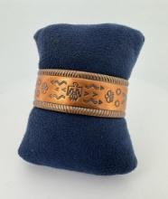 1950s Trading Post Copper Bracelet