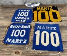 Vintage Justin Martz Motocross Race Bibs