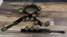 Antique Graduated Bronze Sleigh Bells