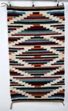 Navajo Indian Saddle Blanket Rug