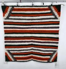 Navajo Indian Saddle Blanket Rug