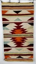 Navajo Indian Saddle Blanket Rug