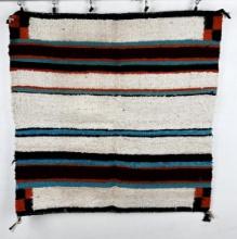 Navajo Indian Saddle Blanket Rug