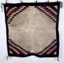 Navajo Indian Saddle Blanket Rug