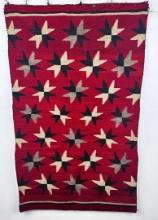 Navajo Indian Blanket Rug Vallero Star