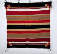 Navajo Indian Saddle Blanket Rug