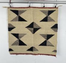 Navajo Indian Transitional Blanket Rug Hourglass