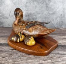 Big Sky Carvers Montana Ashley Gray Carved Ducks