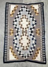 Navajo Indian Rug Blanket Two Grey Hills