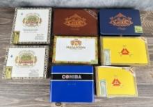 Collection of Cigar Boxes