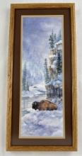 Mary Blain Montana Buffalo Print