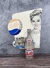 Pepsi Cola Bottle Topper Sign