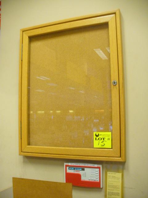 GLASS NOTICE BOARD