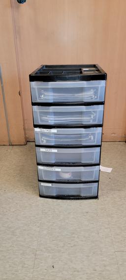 ORGANIZER 6 DRAWER MOLDED