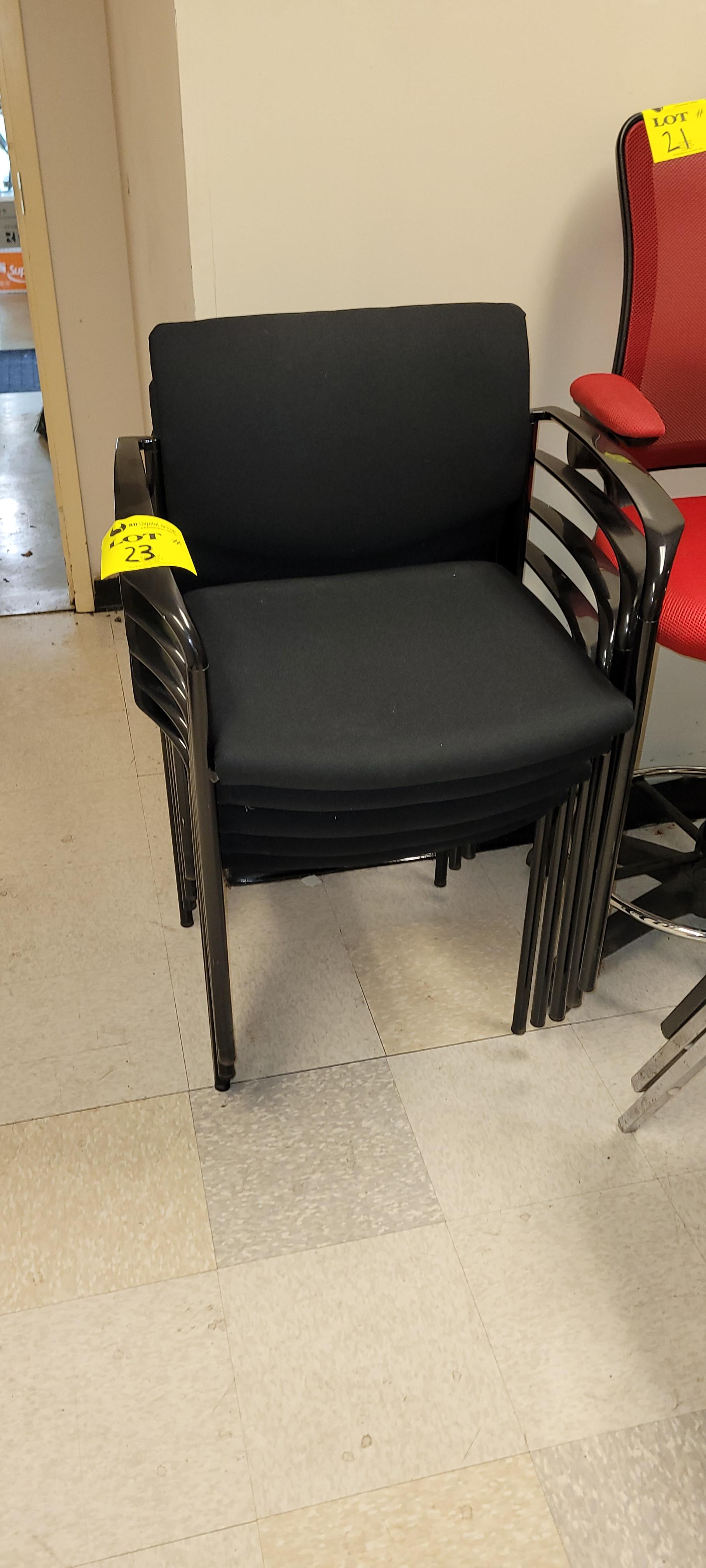 CHAIR PADDED WITH ARMS STACKABLE