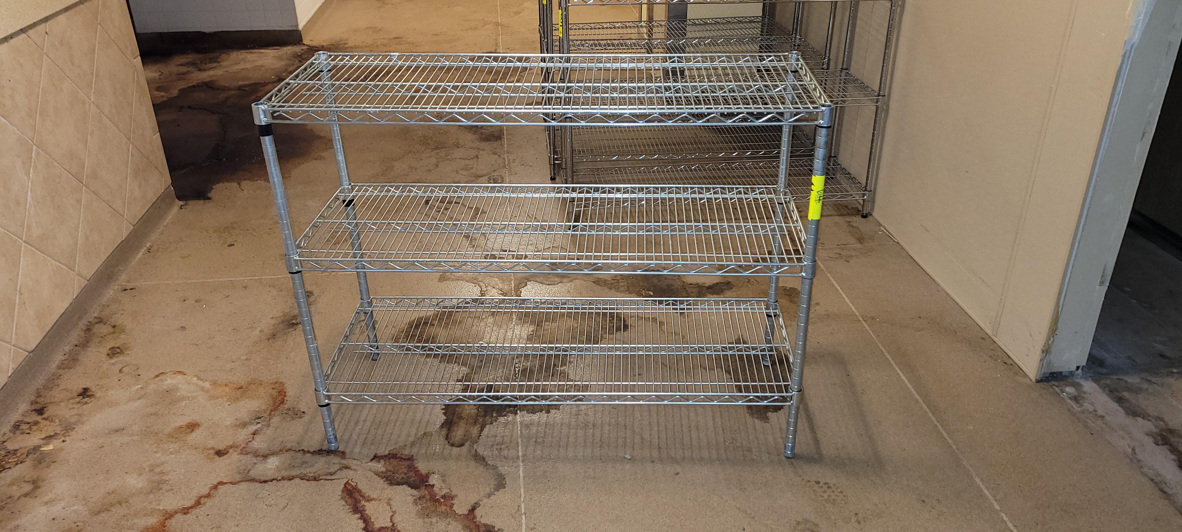 METRO RACK CHROME 48 X 18 X 36