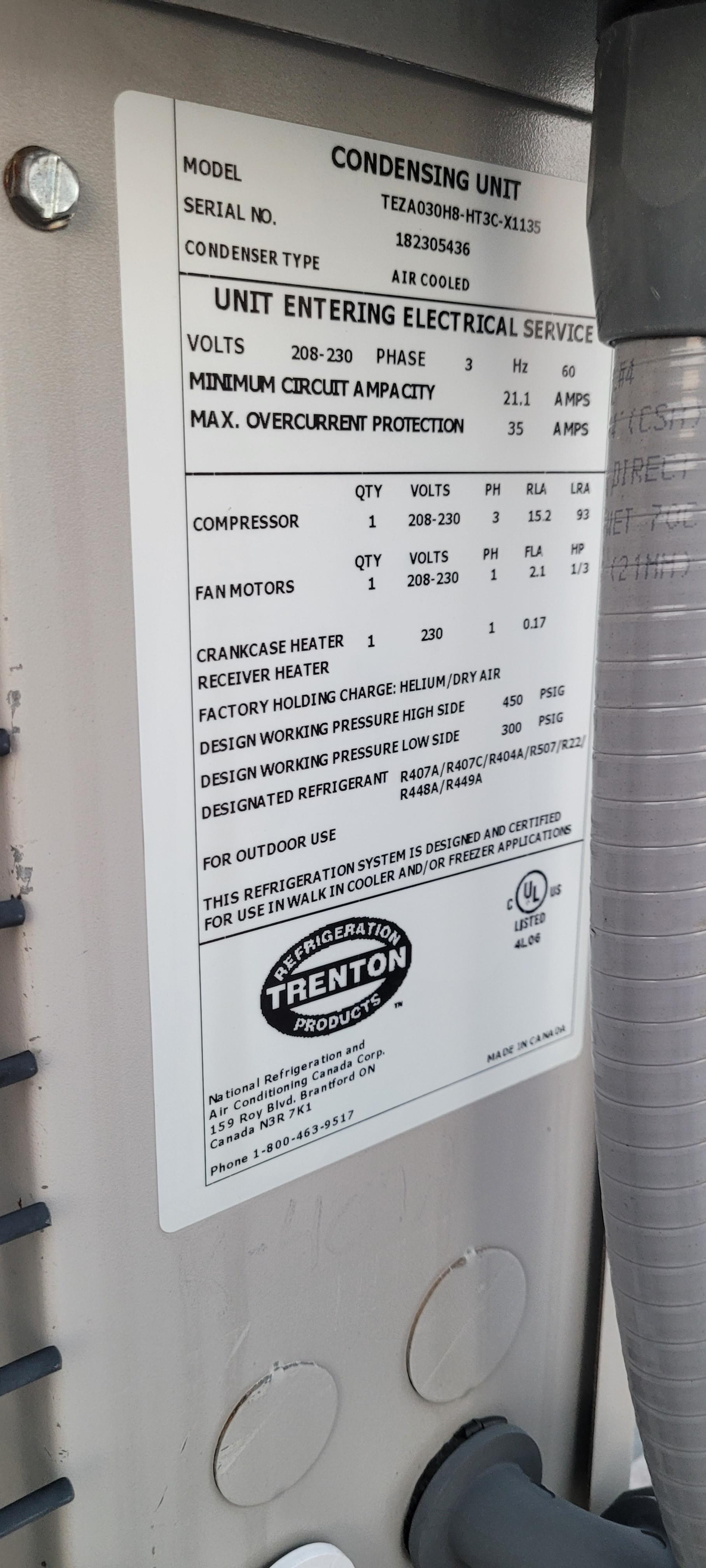 REMOTE CONDENSING UNIT