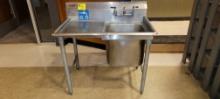 SINK STAINLESS W/LEFT DRAINBOARD